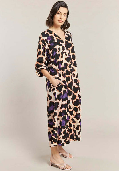  Jerseykleid - Mehrfarbig