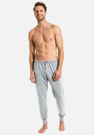  LANG MIT SEITENTASCHEN - Nachtwäsche Hose - Mottled Blue