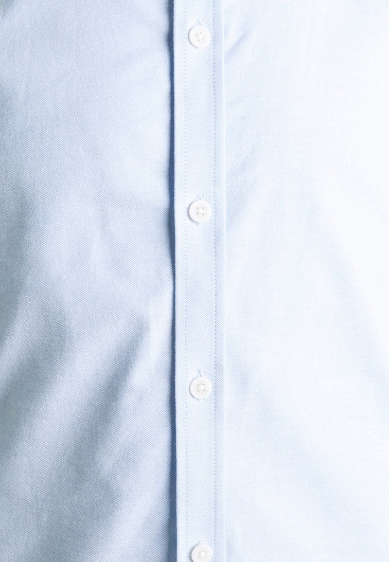Lindbergh SLIM FIT OXFORD MANDERIN SUPERFLEX - Hemd - Blue