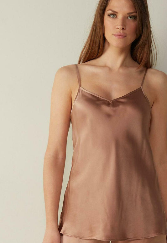 Intimissimi V NECK - Nachtwäsche Shirt - Rose Satin