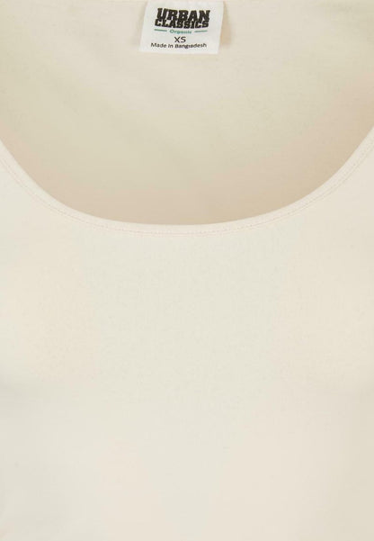 URBAN CLASSICS CROPPED LONGSLEEVE - Langarmshirt - Whitesand