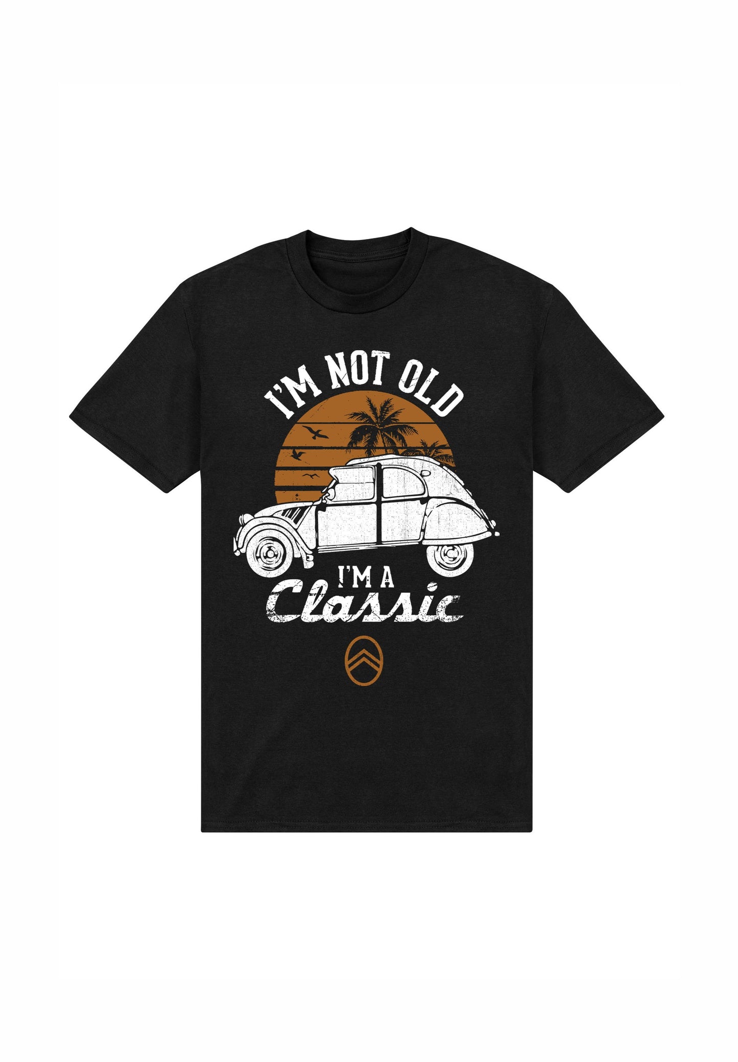 Henry Tiger CITROEN 2CV WHITE I'M NOT OLD CLASSIC SUNSET - Print T-shirt - Navy Blue