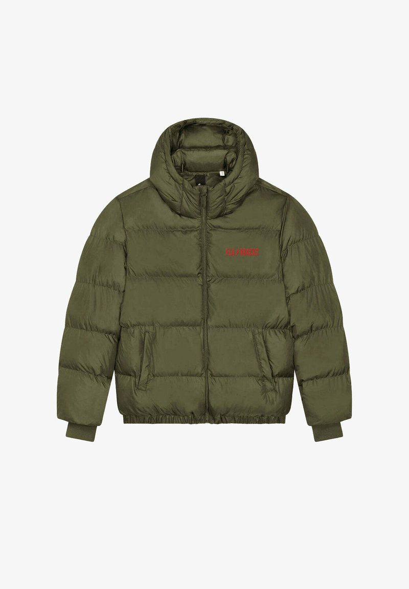  FLASHBACKS EMBROIDERY UNISEX PUFFER - Winterjacke - Dark Blue