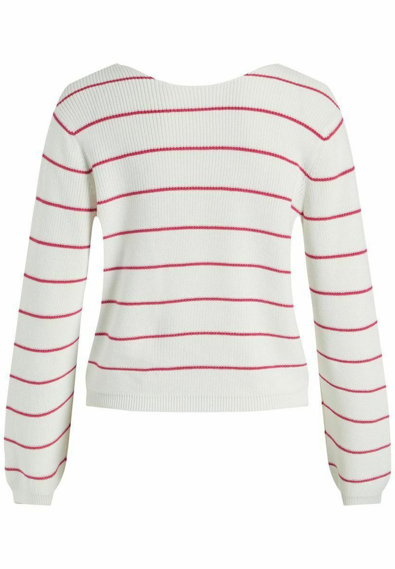 Vila VICHAI V-NECK NOOS - Strickpullover - White Alyssum