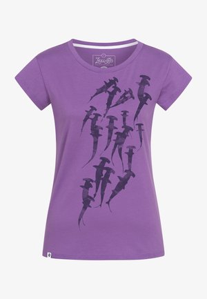  SEAHORSE OVERSIZED - T-Shirt Print - Gothic Grape