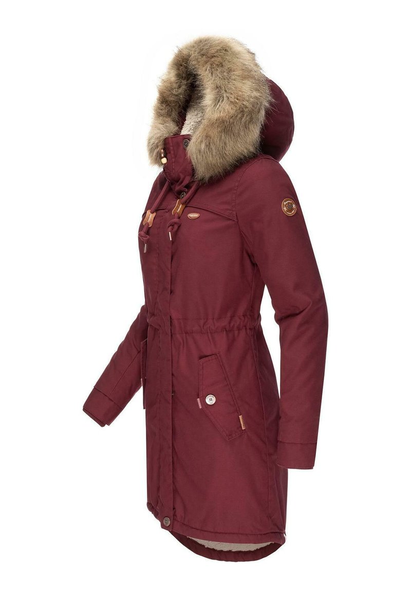 Ragwear TAWNY - Wintermantel - Wine Red