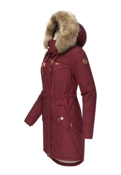 Ragwear TAWNY - Wintermantel - Wine Red