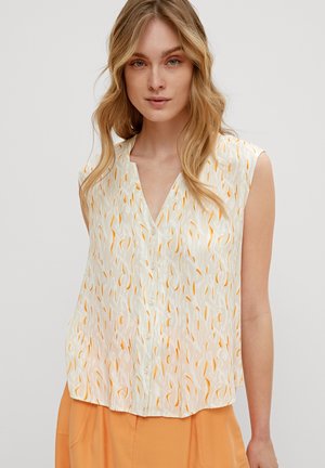 Comma Bluse - Purple Aop
