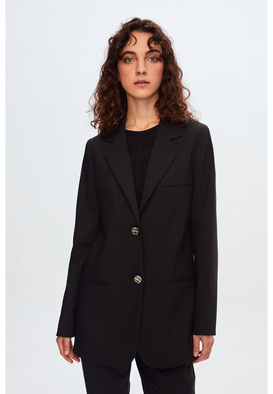 GINA - Kurzmantel - Black