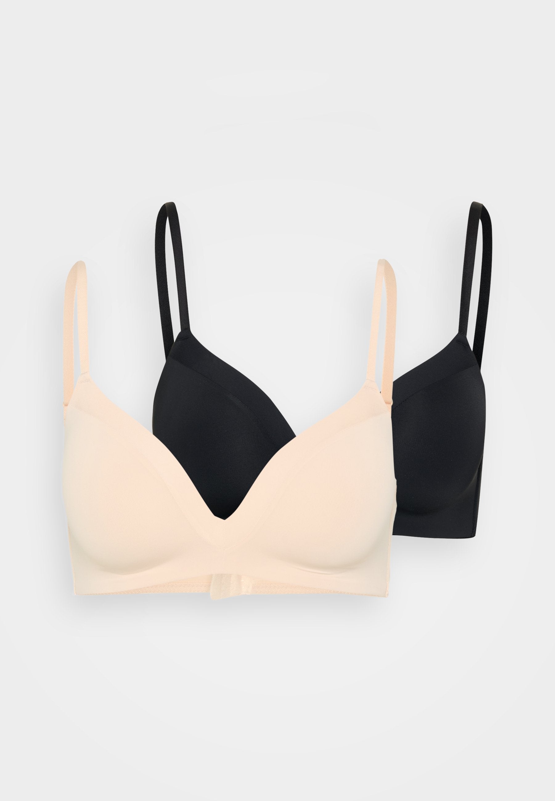Anna Field 2 PACK - T-shirt Bra - Black/nude