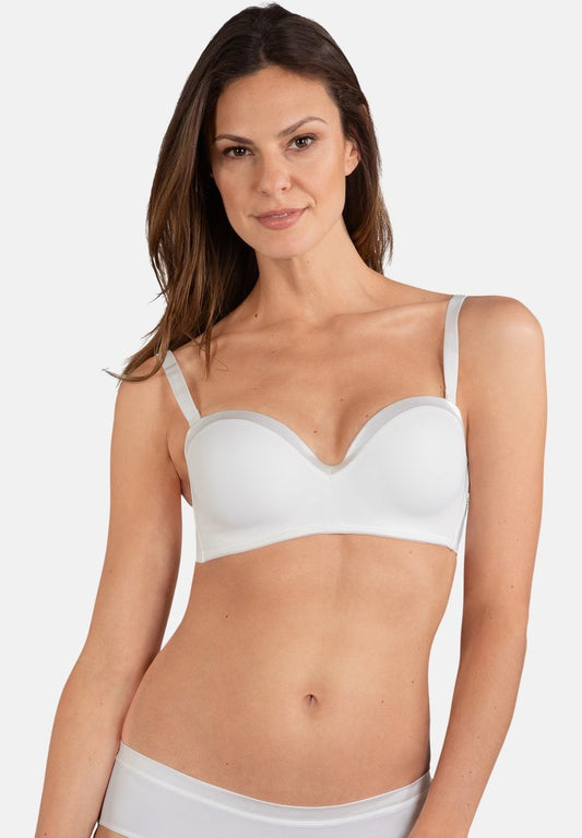 Naturana MIT GLANZBAND SOLUTION - Trägerloser/variabler BH - Ecru