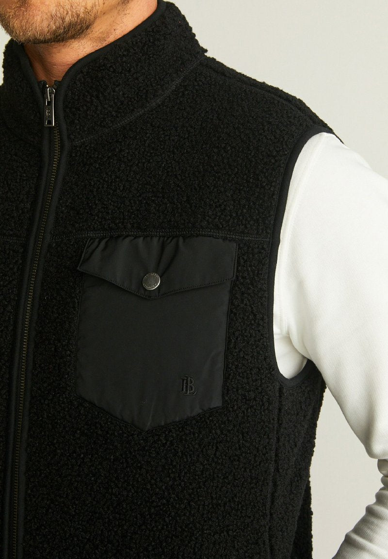  CARL PILE - Weste - Black