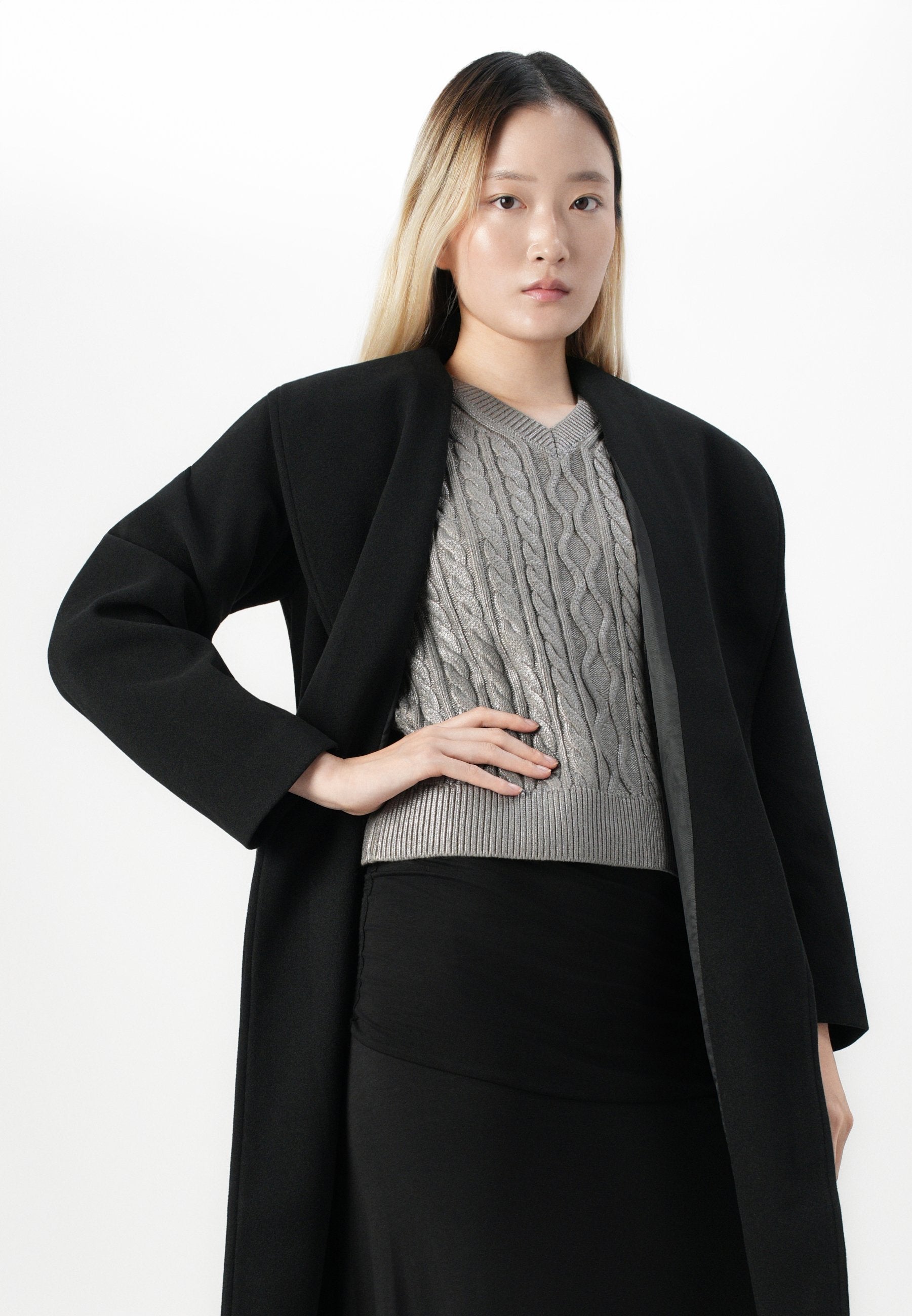 ONLY ONLNANCY - Classic Coat - Black
