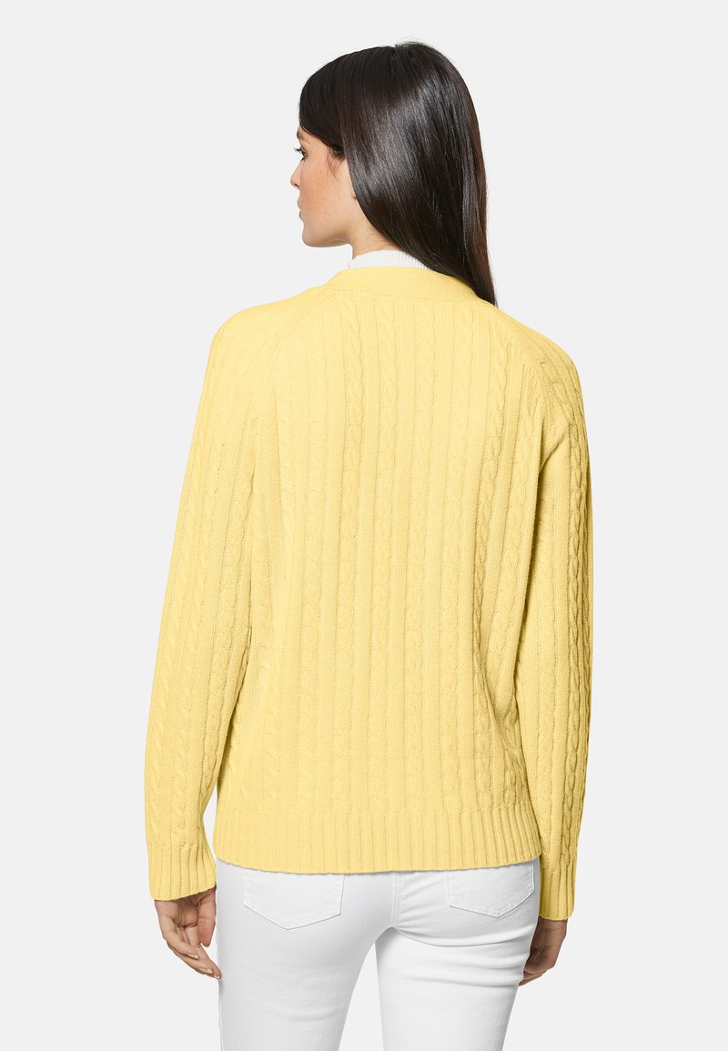  IN ANGESAGTEN FARBEN - Strickjacke - Vanille