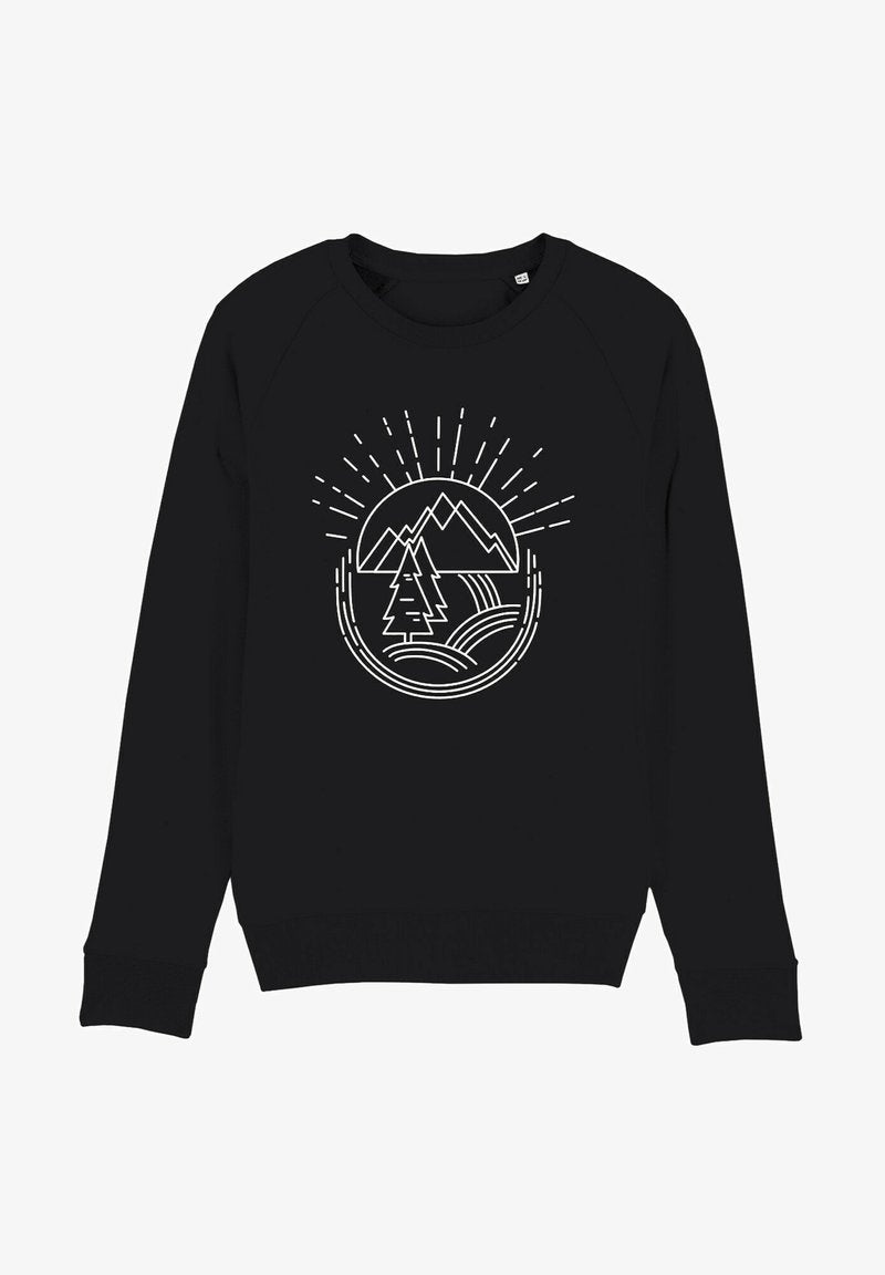  NATUR IST SCHÖN - Sweatshirt - Black