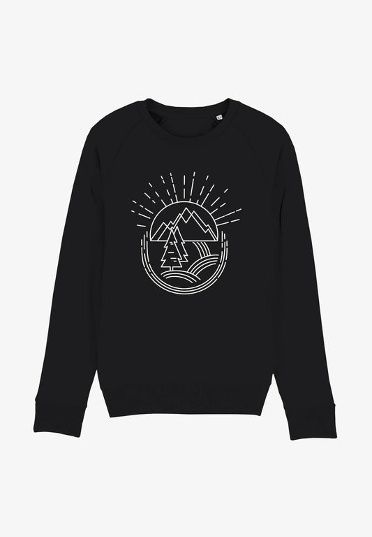  NATUR IST SCHÖN - Sweatshirt - Black