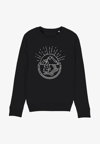  NATUR IST SCHÖN - Sweatshirt - Black