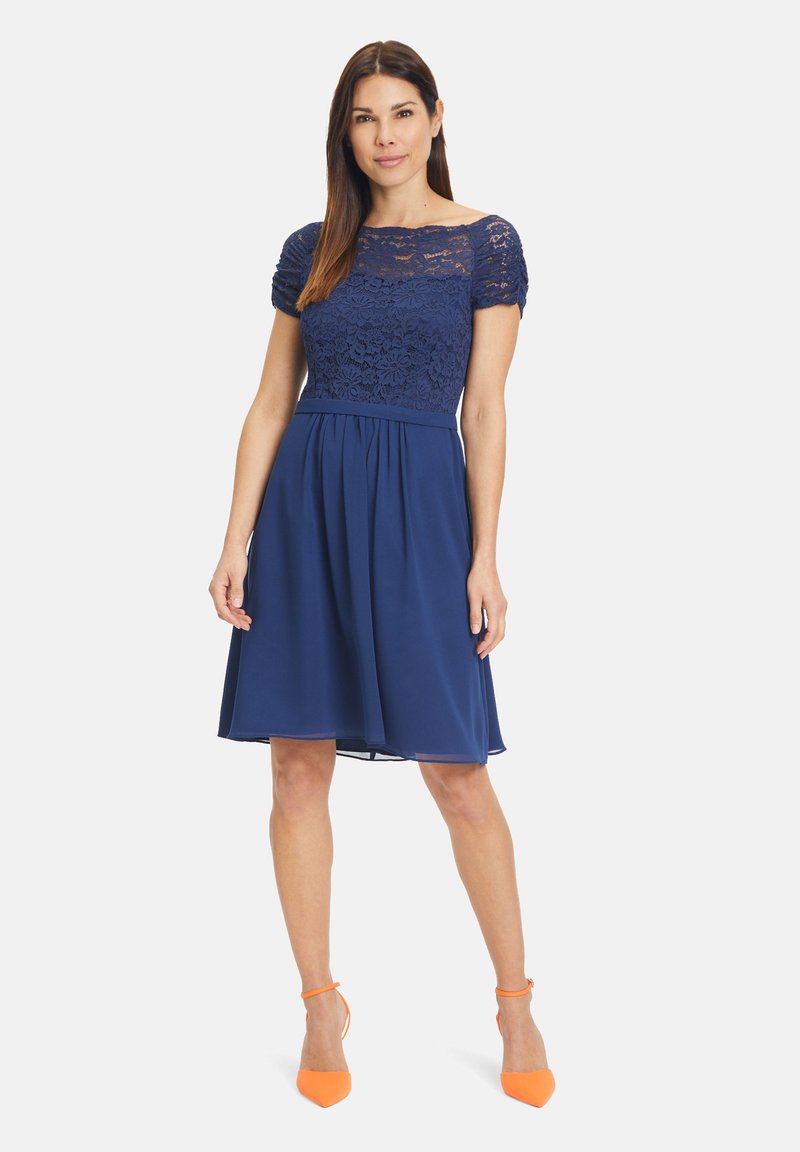 Vera Mont MIT SPITZE - Cocktailkleid/festliches Kleid - Festival Blue