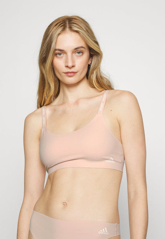 Adidas Sportswear Bustier - Peach Whip/white