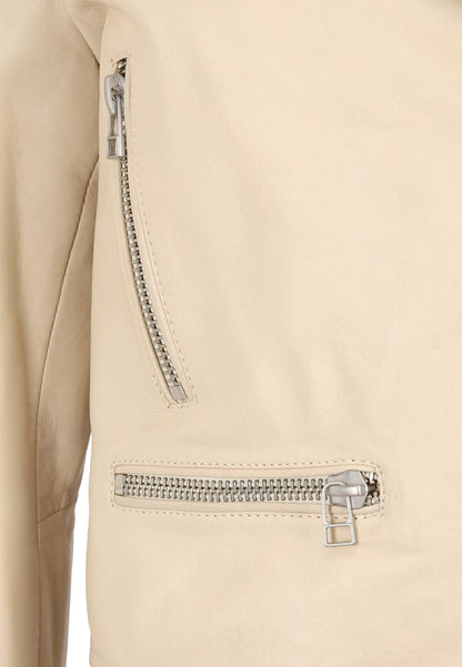 Goosecraft TAYLOR - Lederjacke - White