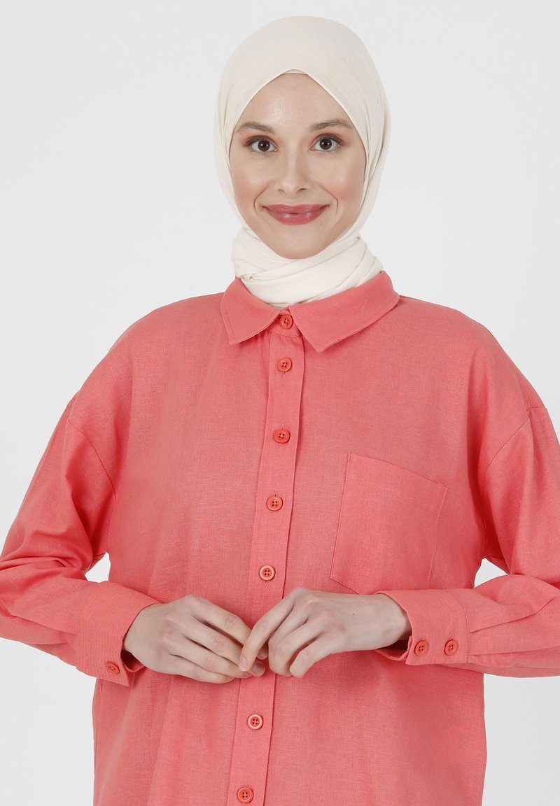  Hemdbluse - Coral