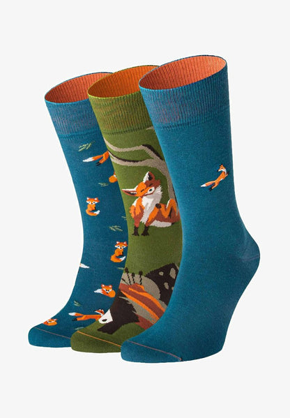  3ER PACK - GESCHENKBOX - Socken - Fuchsteufelswild