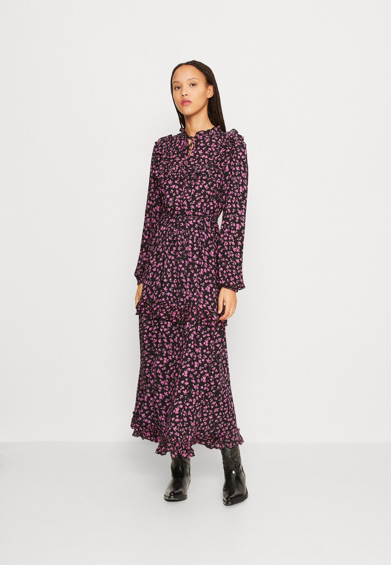  YASCHARLOT LONG DRESS - Freizeitkleid - Black/charlot