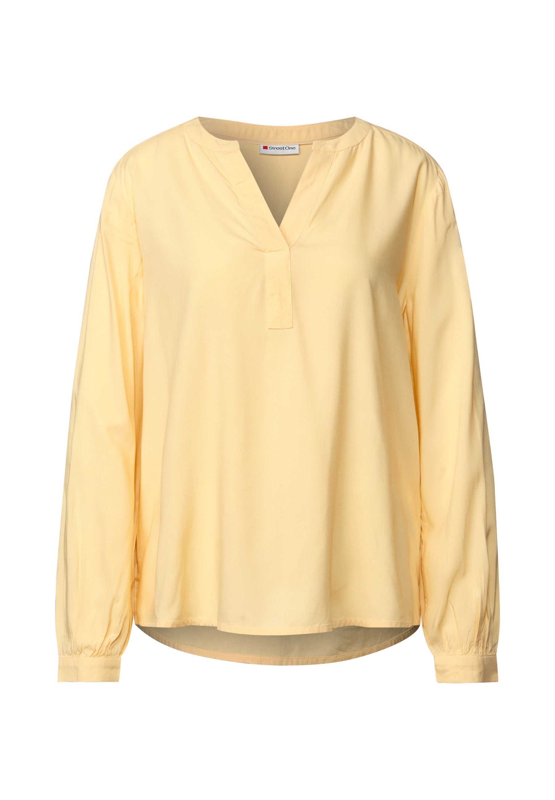 STREET ONE SPLIT NECK - Blouse - Grün