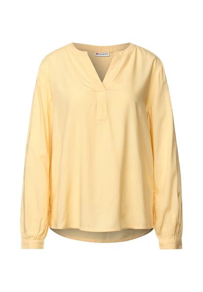 STREET ONE SPLIT NECK - Blouse - Grün