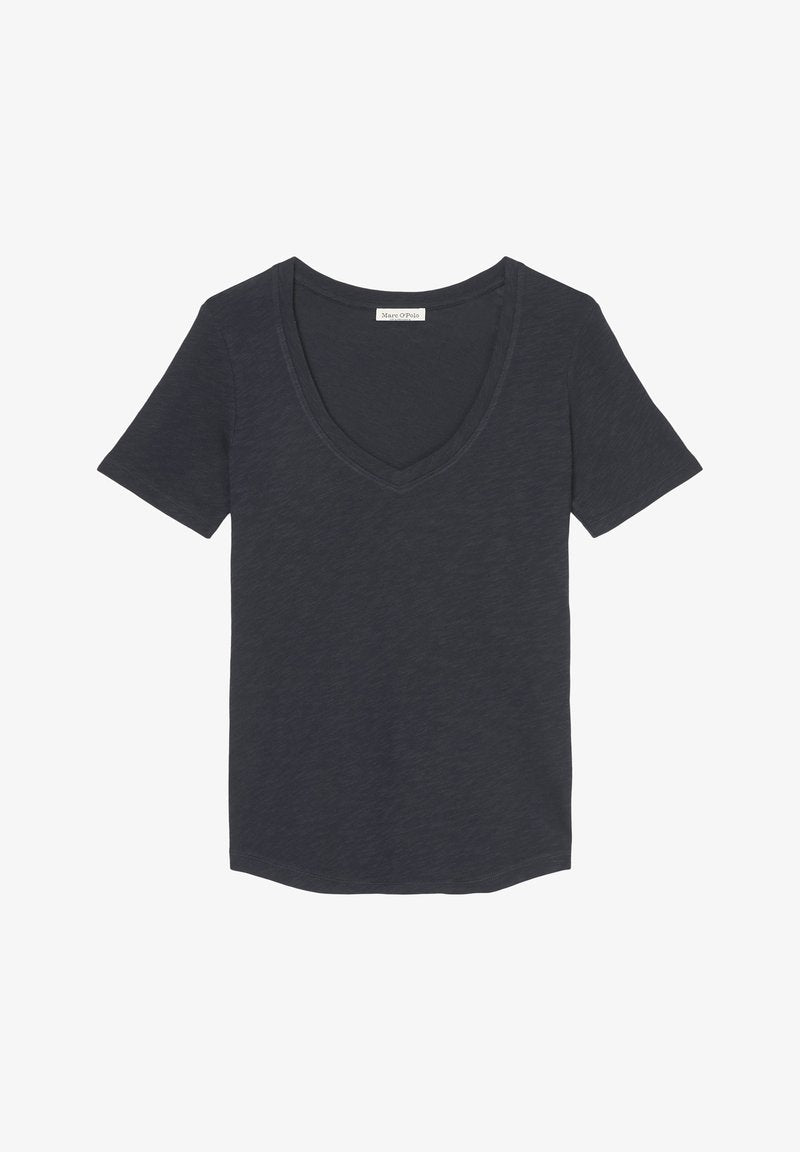 Marc O'Polo V-NECK REGULAR - T-Shirt Basic - Deep Blue Sea