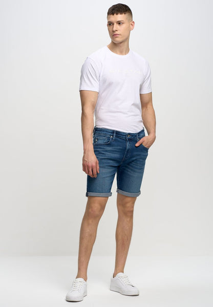 BIG STAR ADEN - Jeans Shorts - Blau