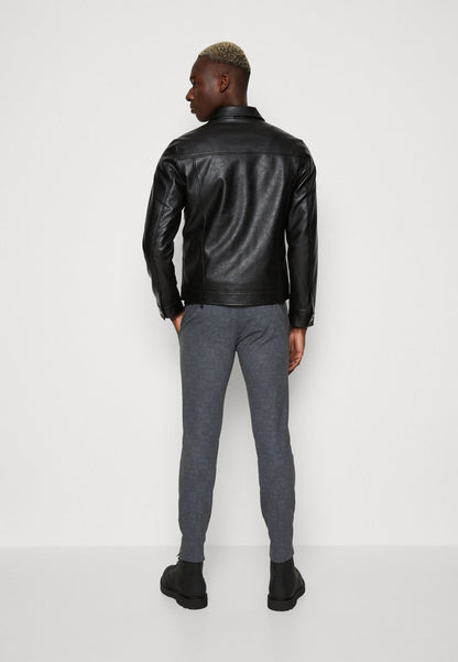 Redefined Rebel RRSTEFAN JACKET - Kunstlederjacke - Black