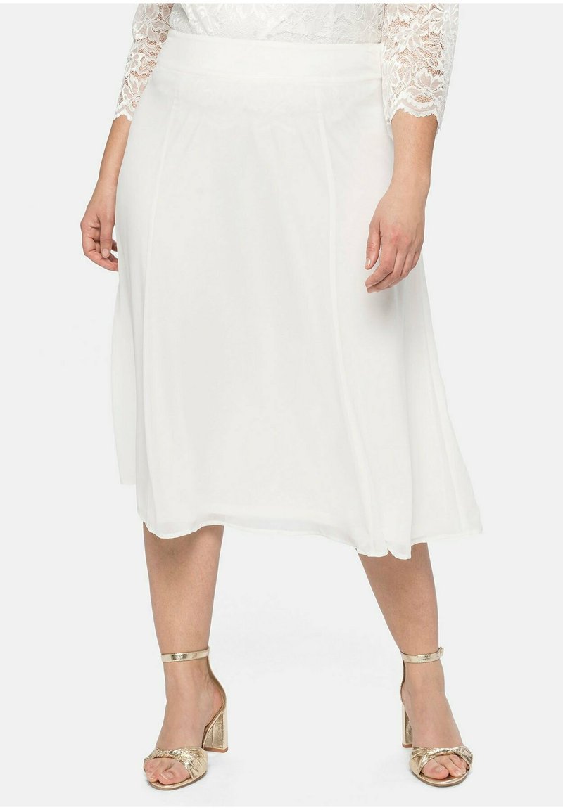 Sheego ROCK - A-Linien-Rock - Offwhite