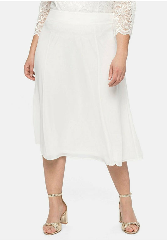 Sheego ROCK - A-Linien-Rock - Offwhite