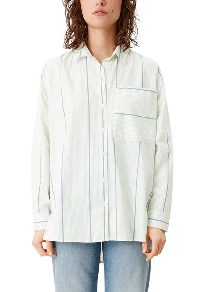 S.Oliver Hemdbluse - Sage Stripes