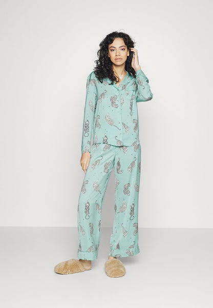Marks & Spencer TIGER REVER PJ - Pyjama - Green