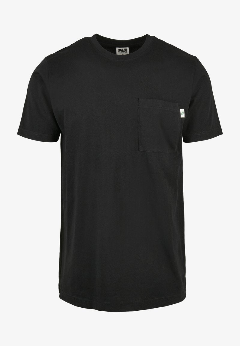 URBAN CLASSICS ORGANIC COTTON BASIC POCKET TEE - T-Shirt Basic - Schwarz