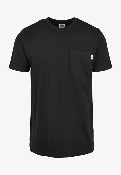 URBAN CLASSICS ORGANIC COTTON BASIC POCKET TEE - T-Shirt Basic - Schwarz