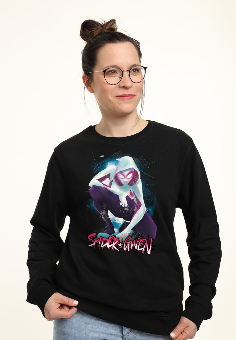 Henry Tiger MARVEL GWENS NET - Sweatshirt - Black