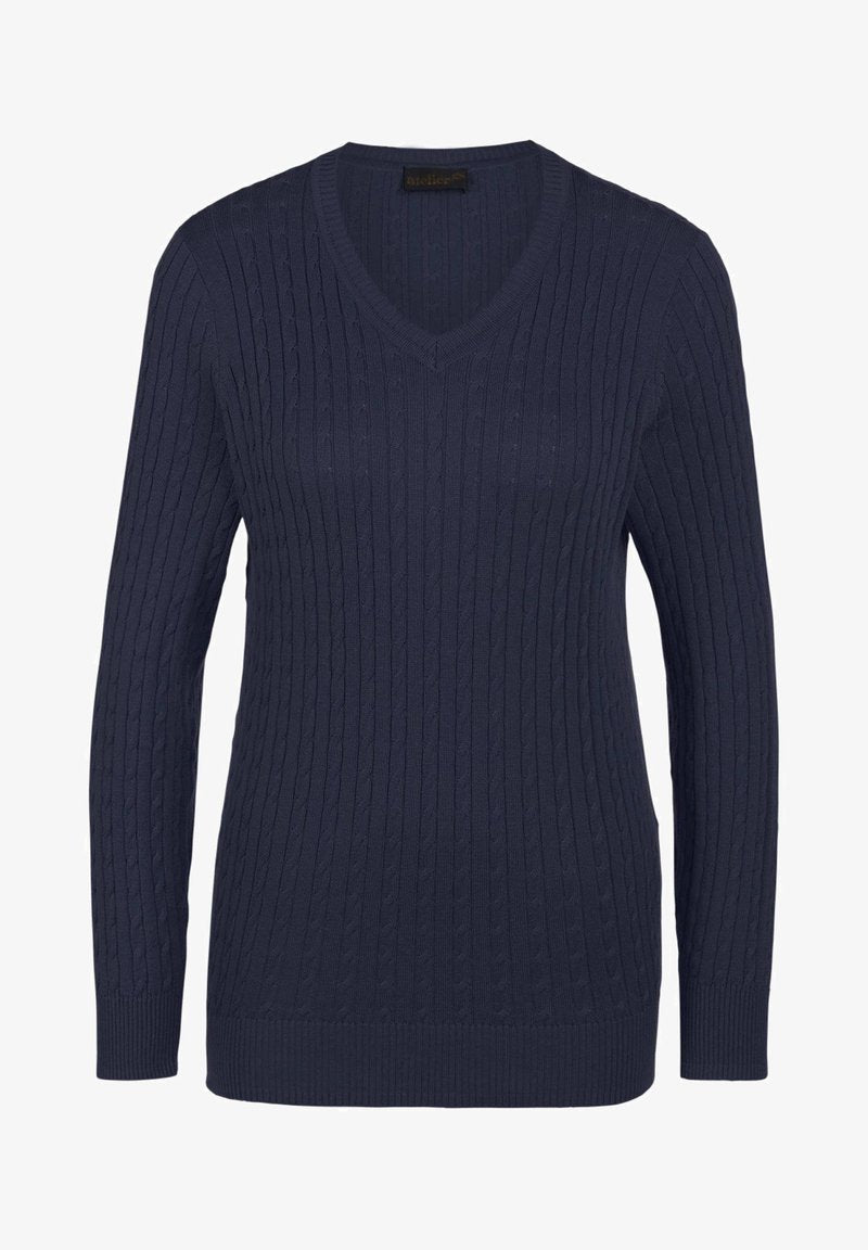 GOLDNER Strickpullover - Flamingo