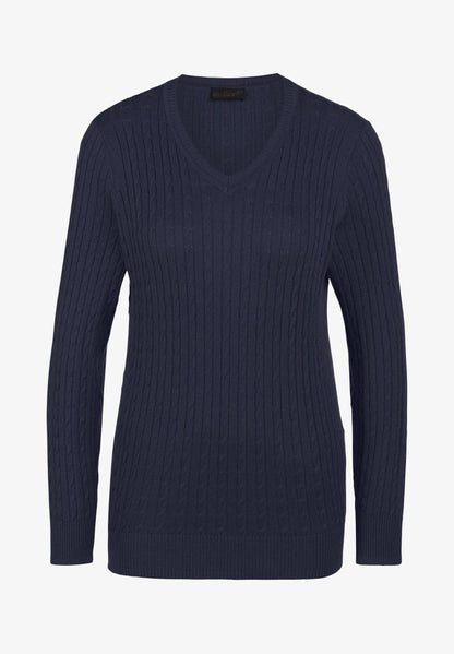 GOLDNER Strickpullover - Flamingo