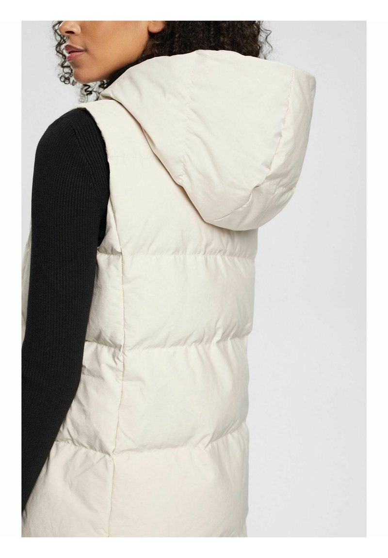 ESPRIT LANGE STEPP - Weste - Off White