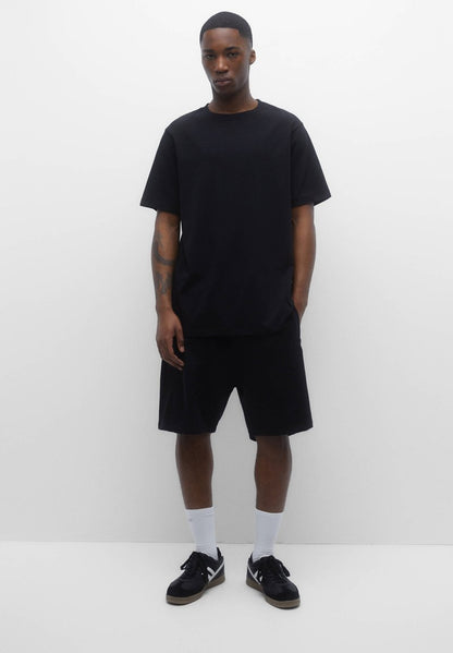 PULL & BEAR SET AND BERMUDA - Shorts - Black