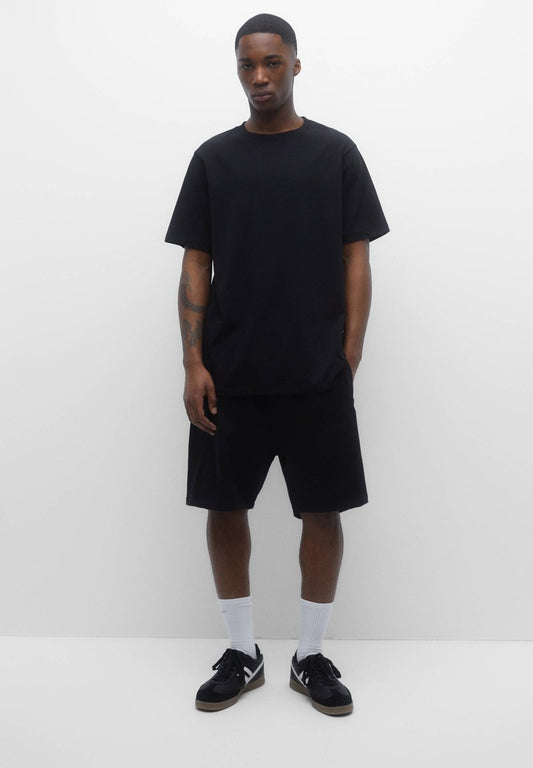 PULL & BEAR SET AND BERMUDA - Shorts - Black