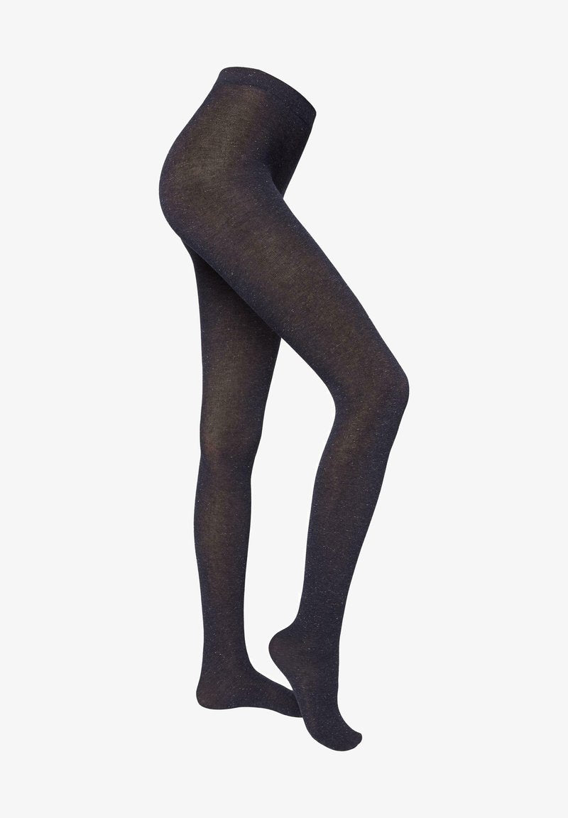 Calzedonia BLICKDICHTE MIT GLITZER - Strumpfhose - Schwarz Light Black/silver Glitter