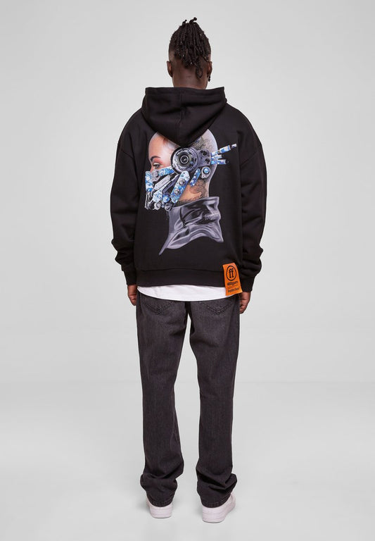  THE MASK ULTRA HEAVY COTTON BOX HOODY - T-Shirt Print - Black