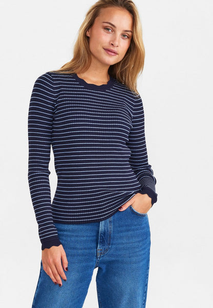  NUANKIE - Strickpullover - Dark Sapphire