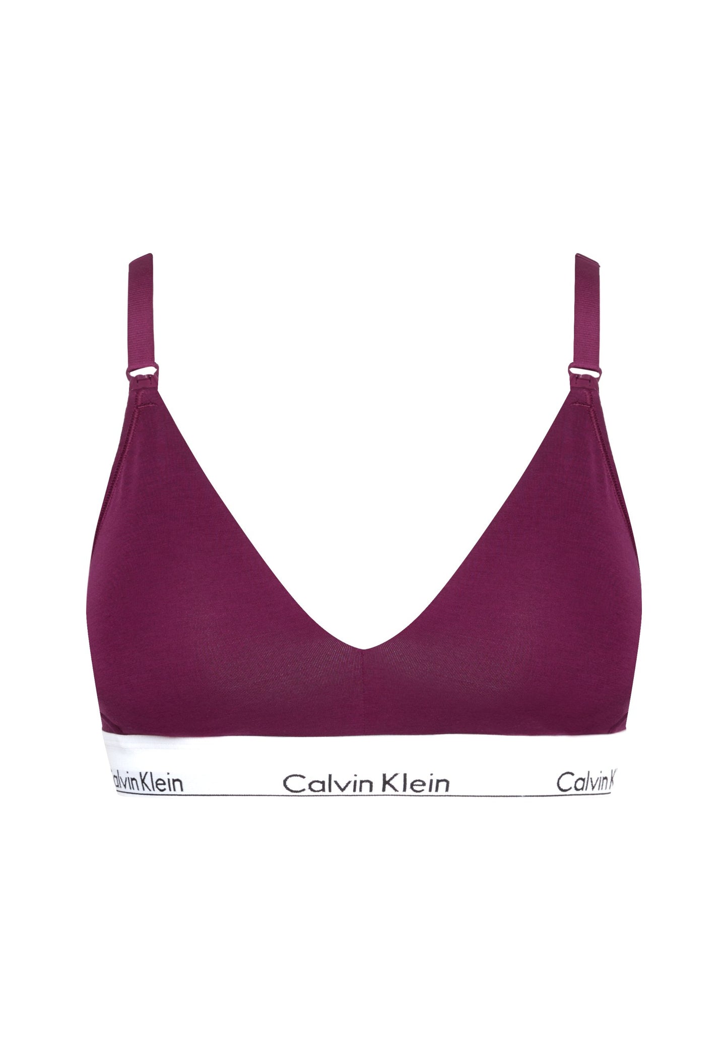 CALVIN KLEIN UNDERWEAR MATERNITY LIGHTLY LINED TRIANGLE ICON - Triangle Bra - Black