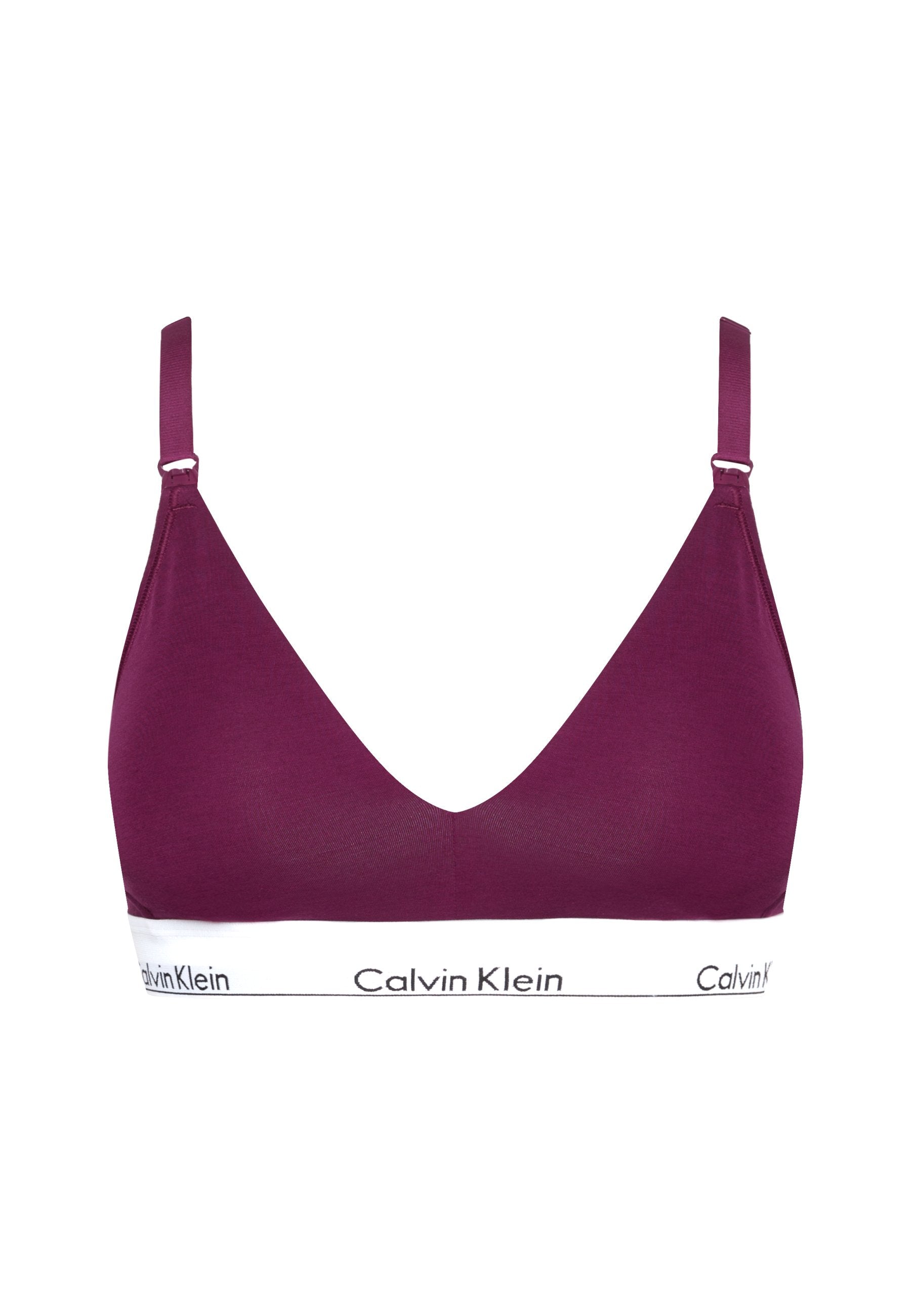 CALVIN KLEIN UNDERWEAR MATERNITY LIGHTLY LINED TRIANGLE ICON - Triangle Bra - Black