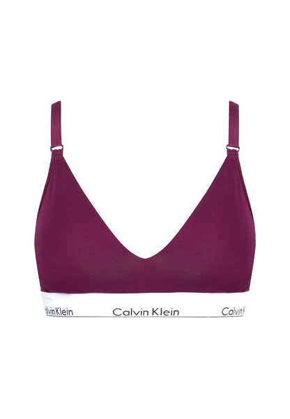 CALVIN KLEIN UNDERWEAR MATERNITY LIGHTLY LINED TRIANGLE ICON - Triangle Bra - Black